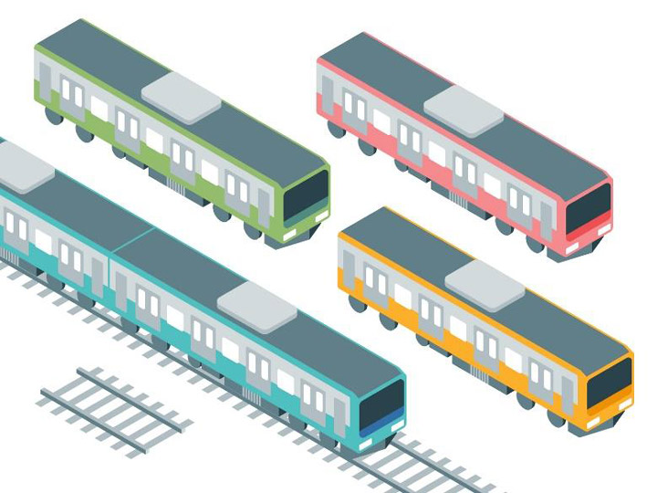 電車の画像