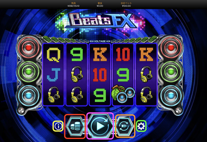 Beats Exスロットの遊び方
