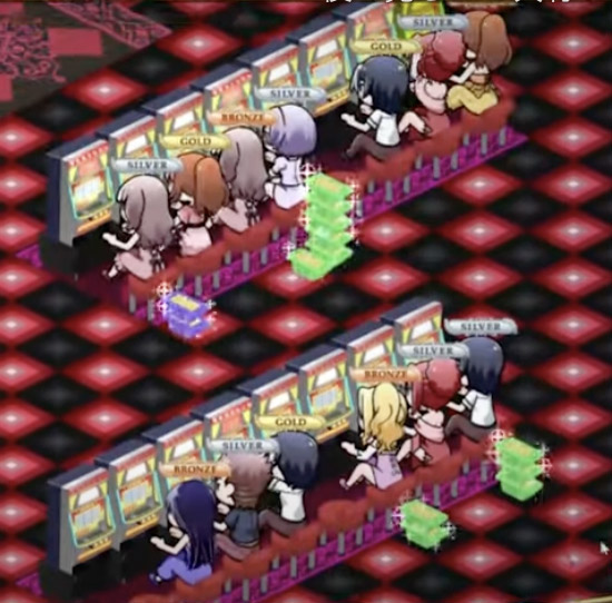 パチンコ館のスロットゲーム