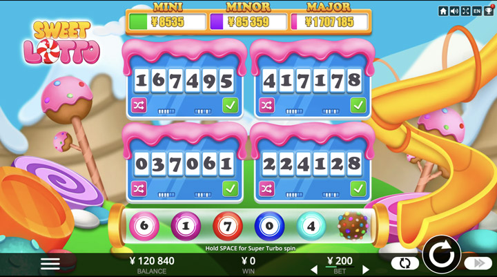 Sweet Lotto（スィートロト）ボンズカジノ