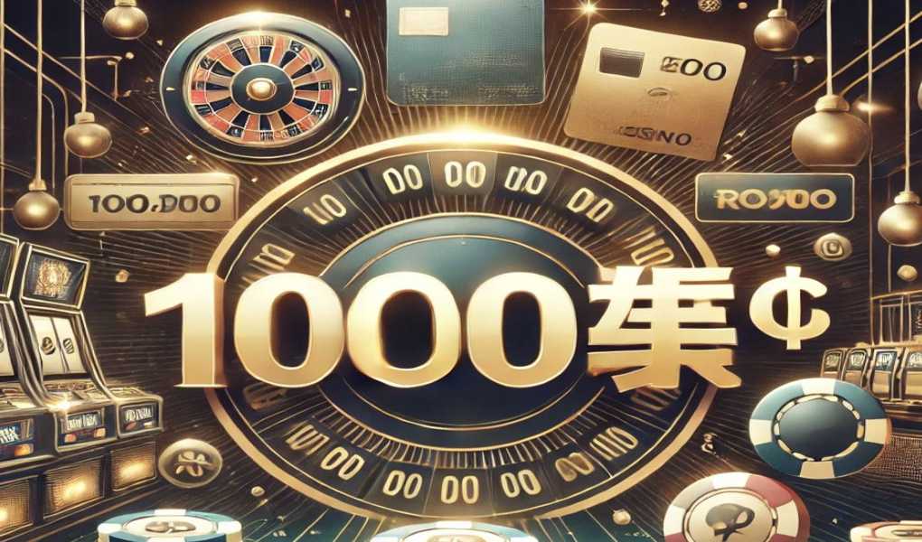 1000円から入金できるカジノ
