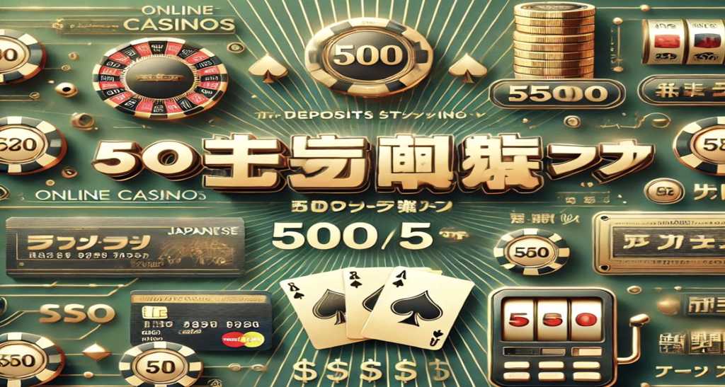 500円から入金できるカジノ