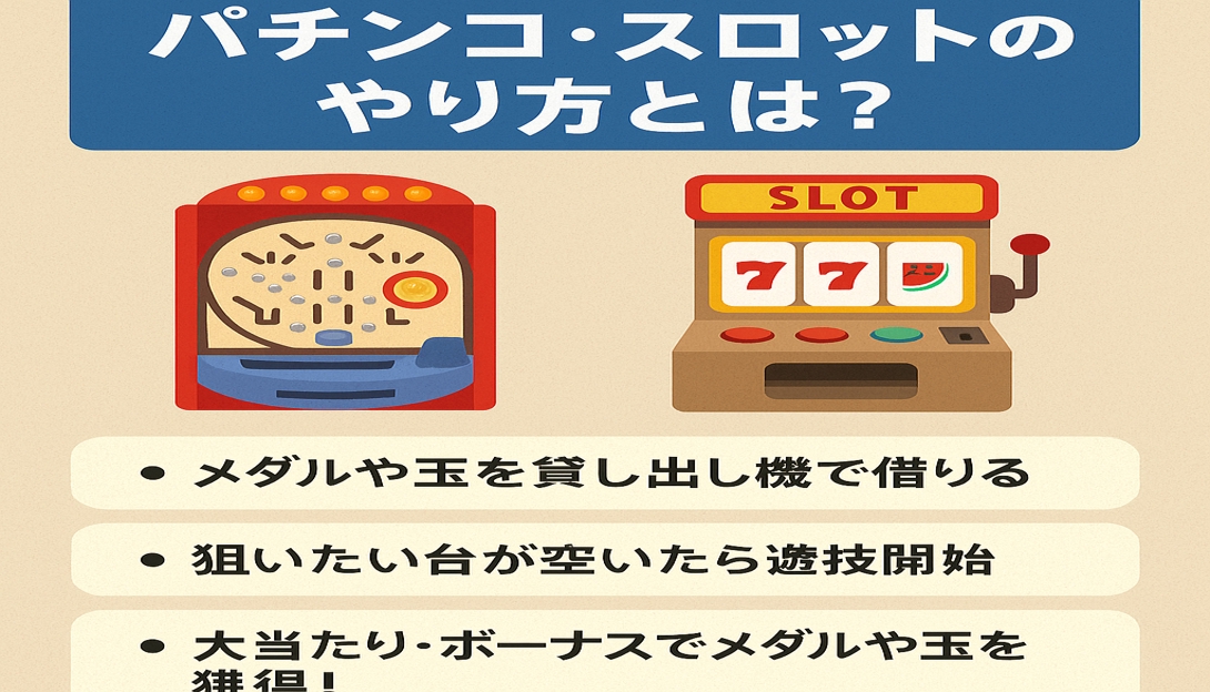 パチンコスロットのやり方とは？初心者向けガイド